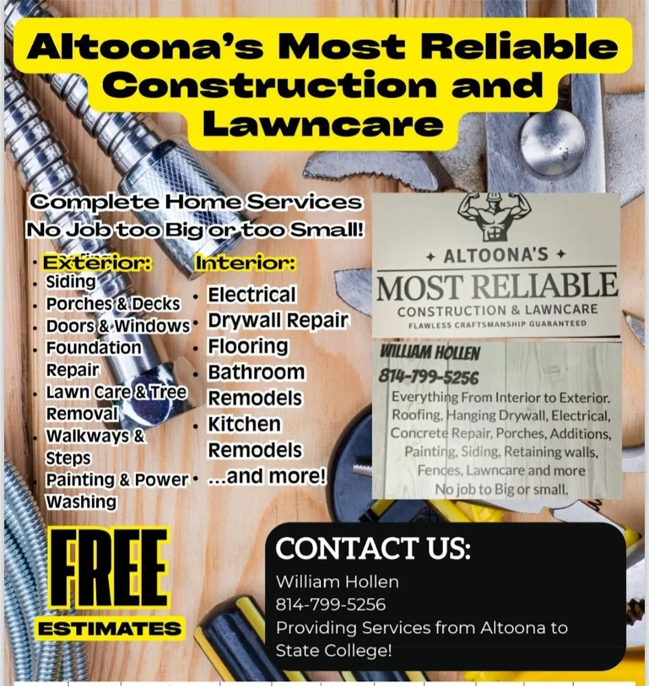 Local landscape design in Altoona, PA - Altoona's Most Reliable Construction & Lawncare