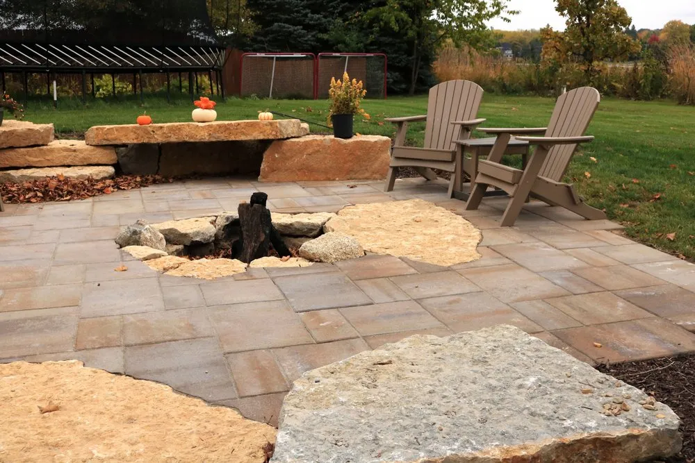 Custom landscape installation in Verona, WI - Alt's Operation