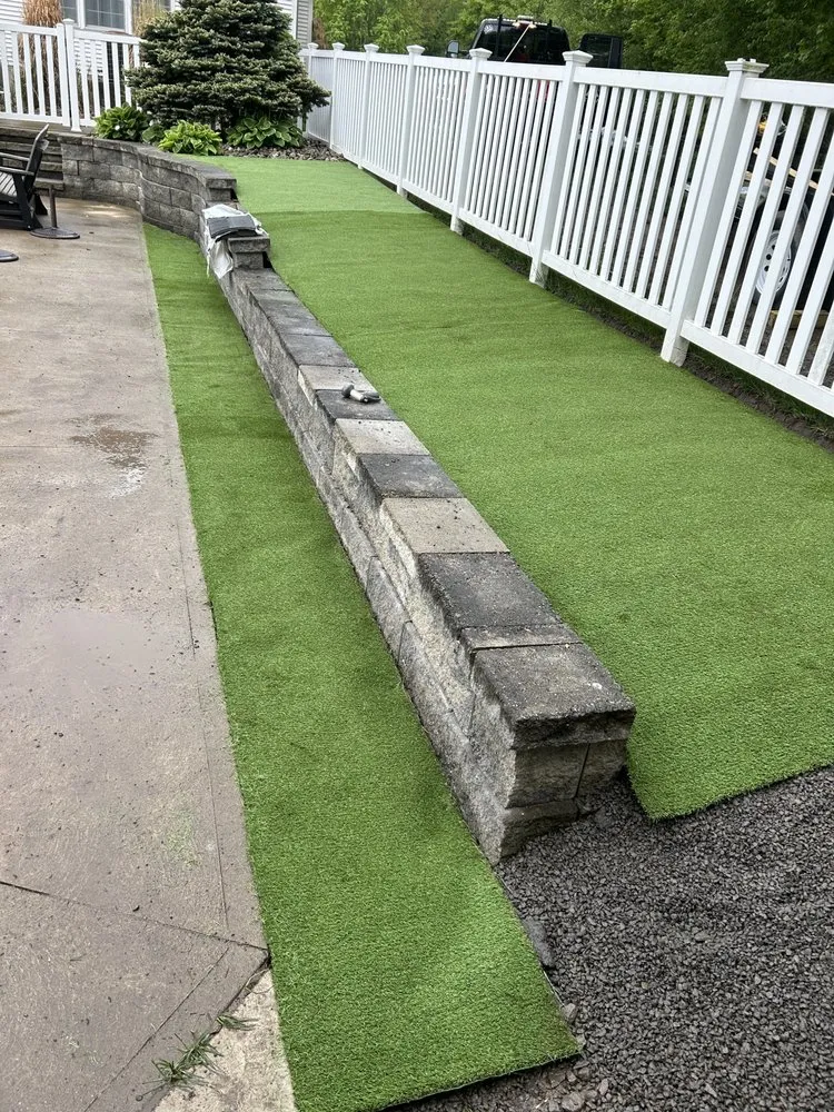 Affordable landscape installation in Dunmore, PA by Alunni Landscaping