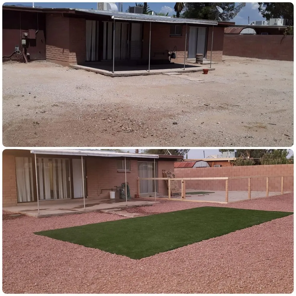 Reliable landscape installation for beautiful yards in Tucson, AZ by Alusky's Landscaping