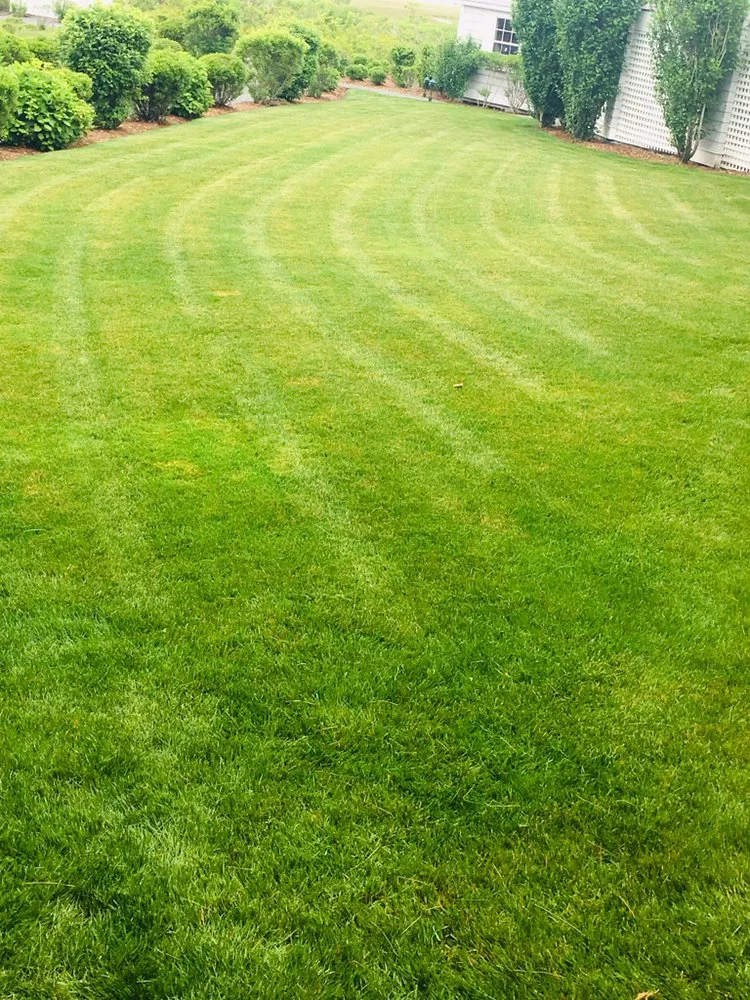Professional lawn mowing service in Hyannis, MA by Alvarado Lansdcaping