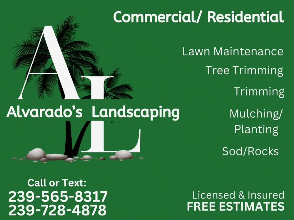Affordable lawn mowing service near you in Fort Myers, FL by Alvarado’s Landscaping