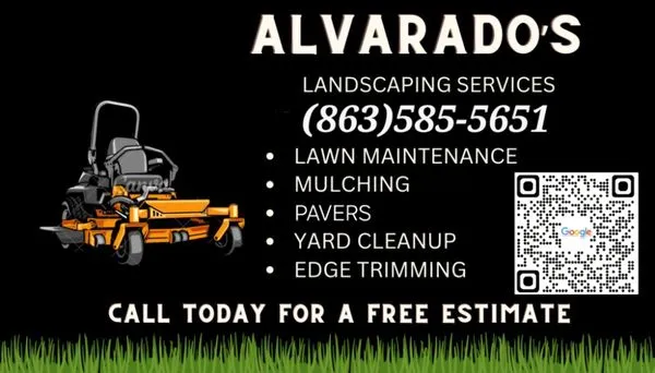 Alvarado's Landscaping Services Logo