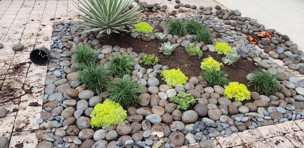 Affordable landscape installation in West Palm Beach, FL - Alvarado's Lawn Services