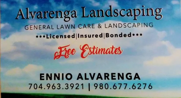 Alvarenga Landscaping Logo