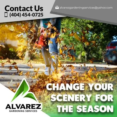Alvarez Gardening Service Logo