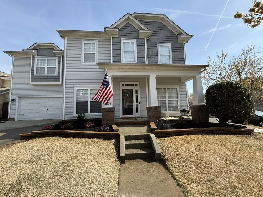 Affordable outdoor landscaping for homes in Concord, NC by Alvarez landscapes