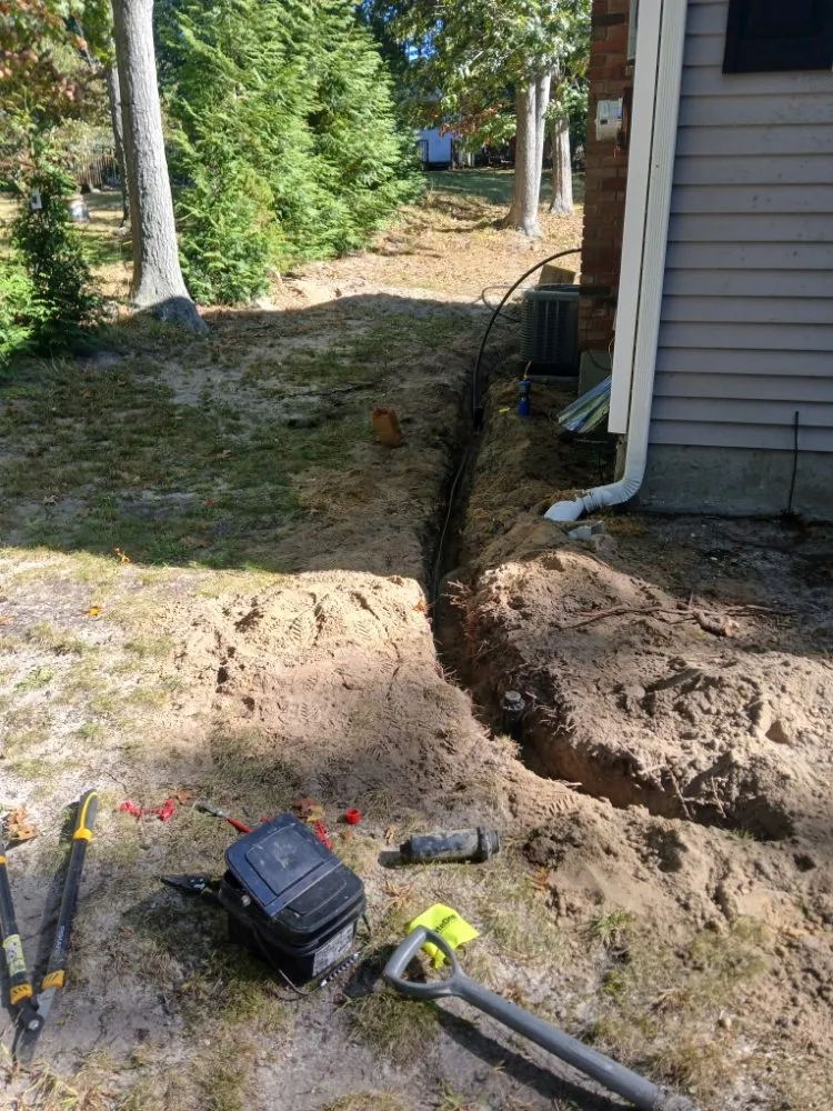 Professional landscape installation for homes in Flanders, NY by Alvarez Landscaping Services