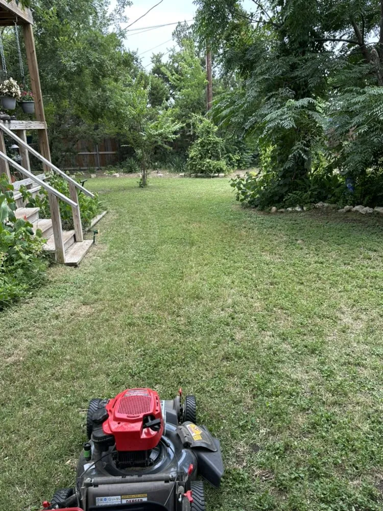 Affordable garden landscaping in Leander, TX by Alvarez Lawn Care Services