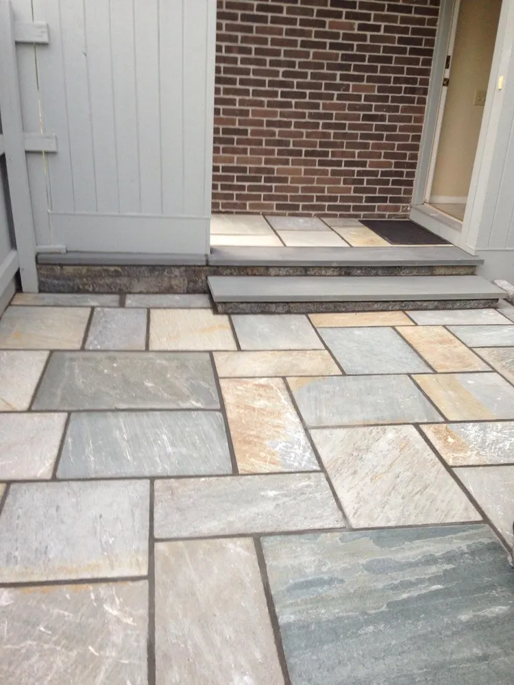 Reliable landscape installation in Newtown, CT by Alvarez Masonry