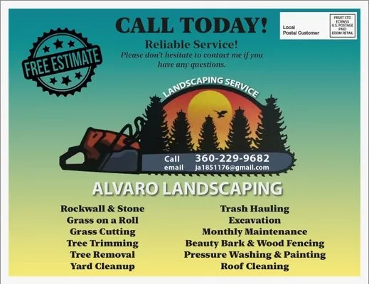 Alvaro Landscaping Logo