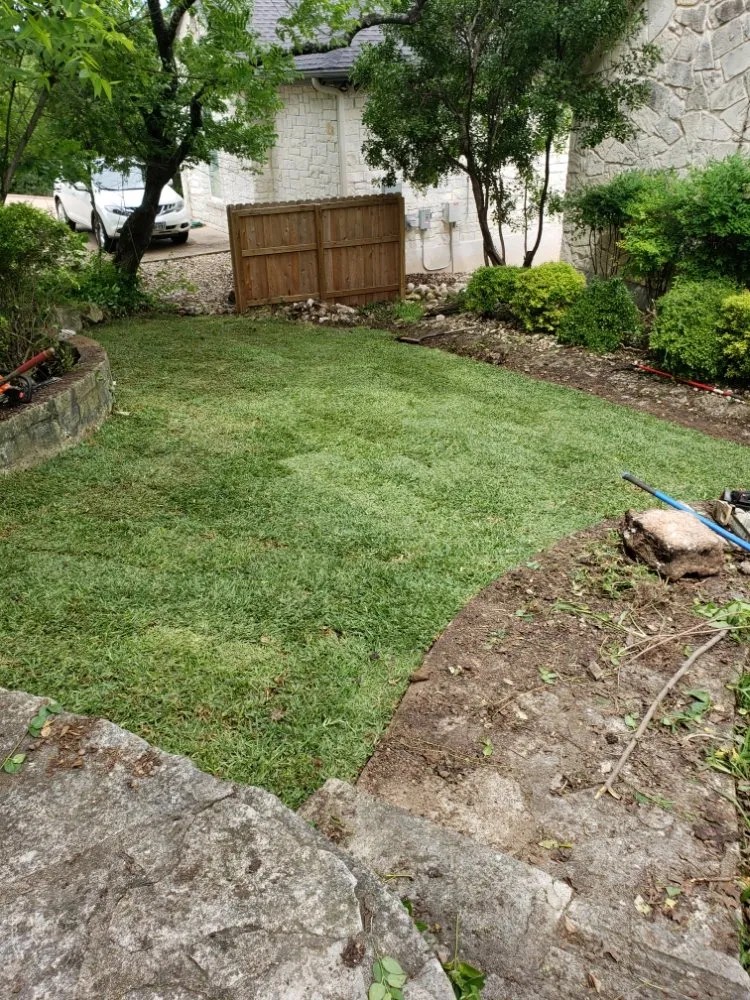 Custom yard cleanup service in Austin, TX by Alvaro's Landscaping and Tree Services