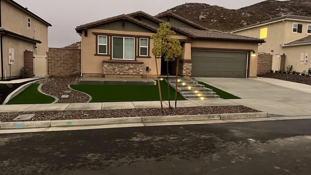 Custom yard maintenance for year-round maintenance in Menifee, CA by Alvear Concrete