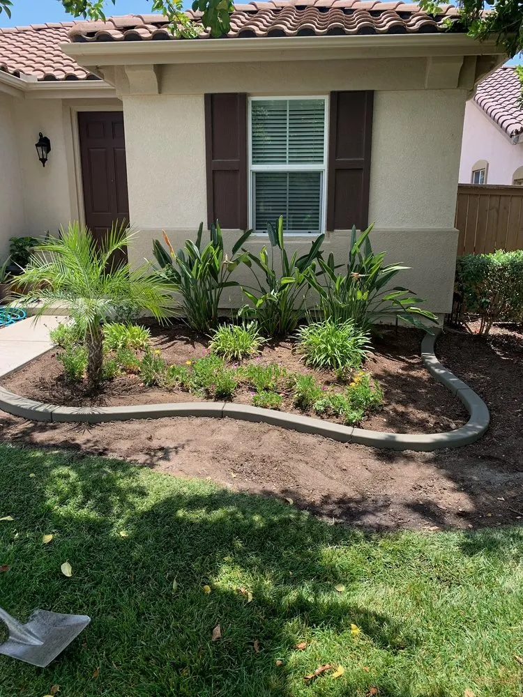 Local landscape installation in Menifee, CA by Alvear Concrete