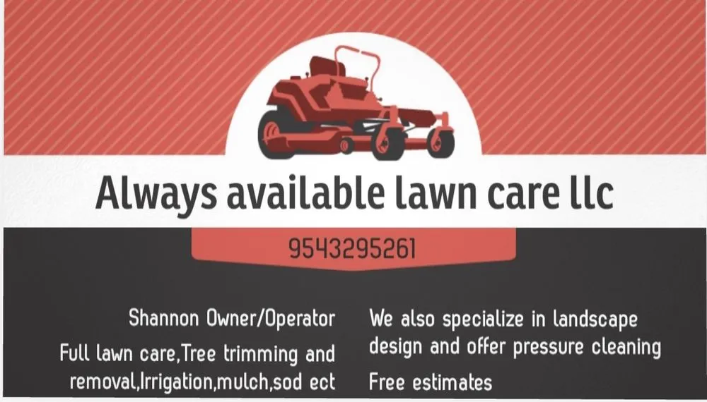 Affordable lawn mowing service for outdoor upgrades in Hollywood, FL by Always Available Lawn Care