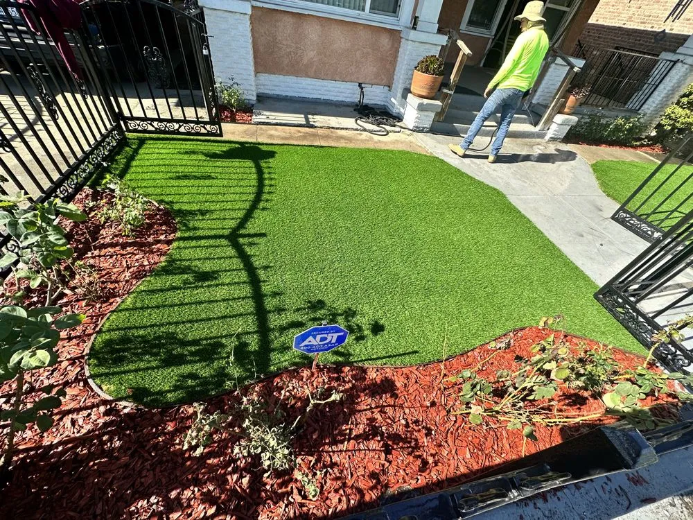 Local landscape installation in Los Angeles, CA by Always Green Lawn