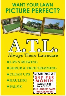 Always There Lawn Care Logo