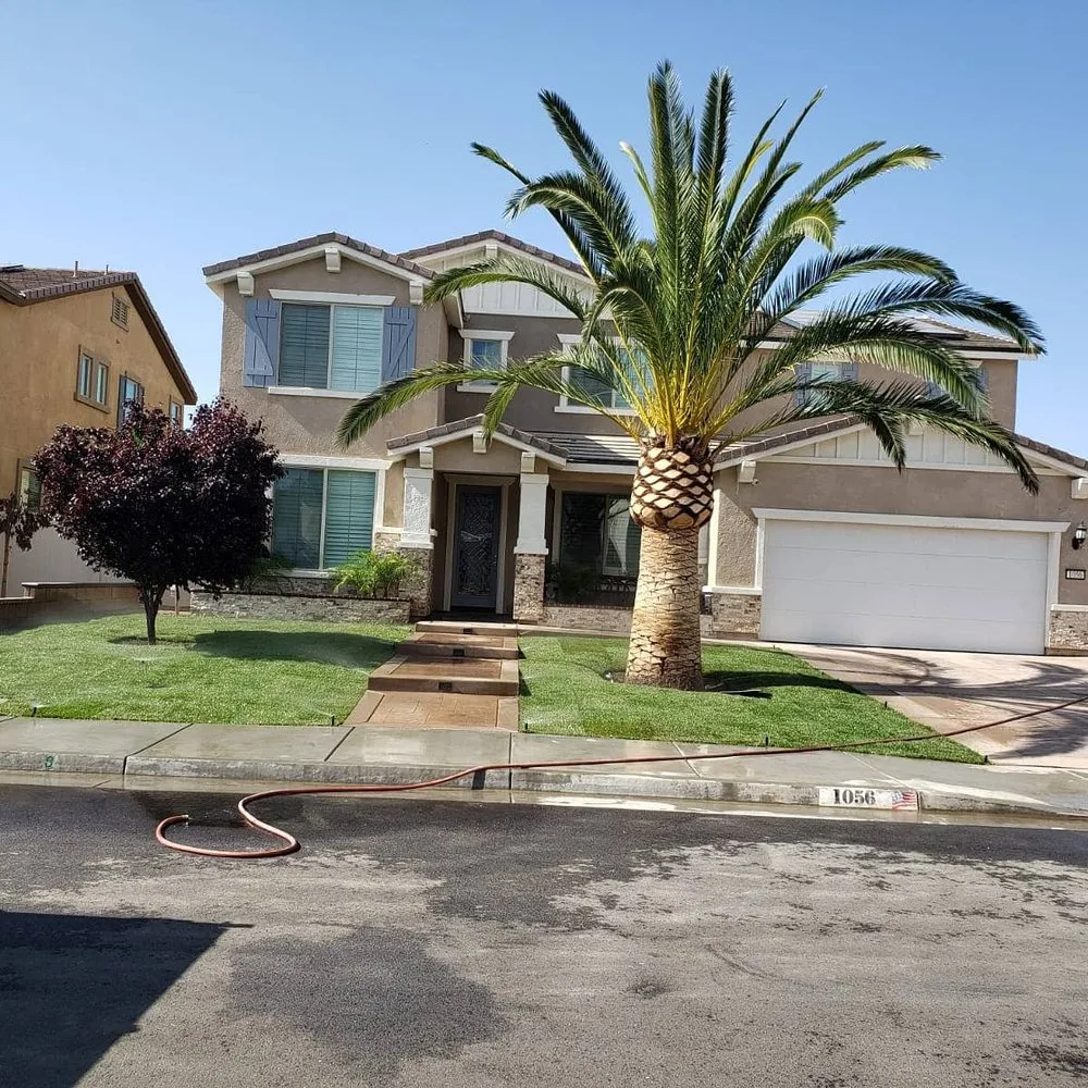 Local lawn care service for beautiful yards across Corona, CA - AM Custom Concrete & Design