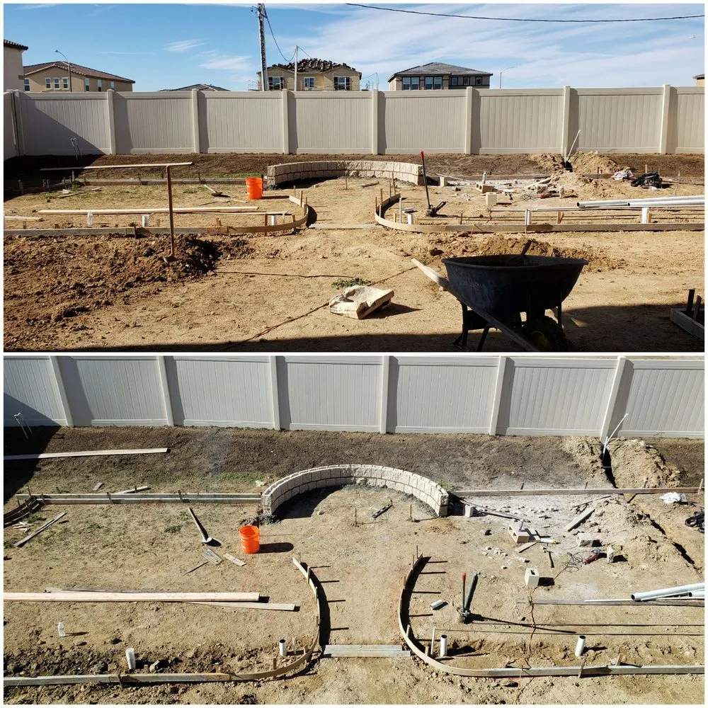 Professional garden landscaping in Corona, CA - AM Custom Concrete & Design