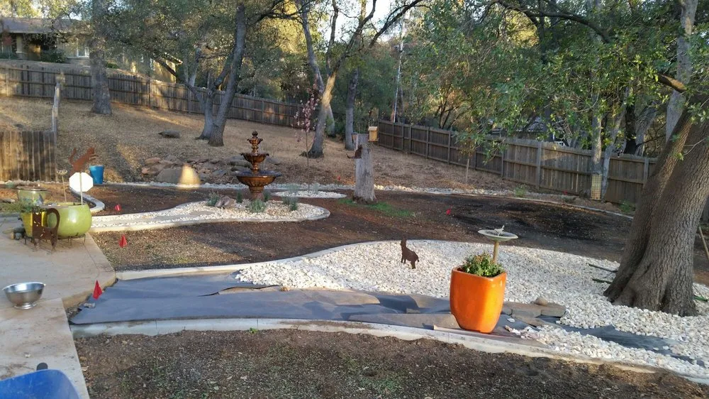 Professional landscape installation for residential properties in Placerville, CA by A&M Gardening