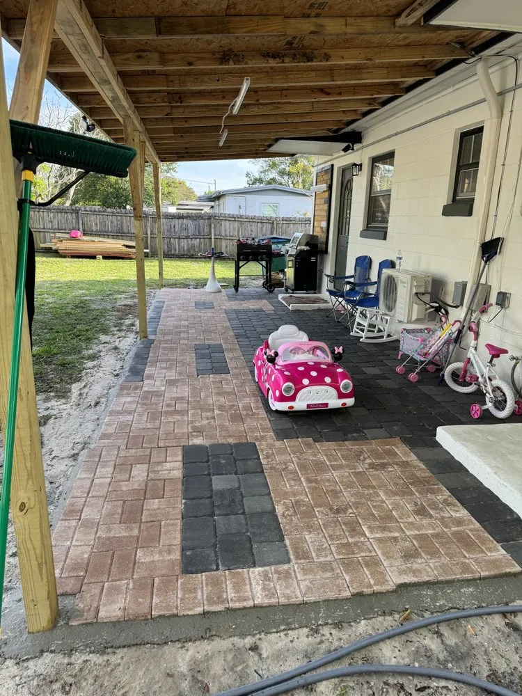 Expert landscaping services with custom design in Deltona, FL by Am Handyman