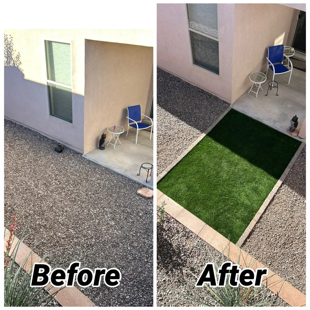 Professional lawn mowing service experts serving Rio Rancho, NM - A&M Landscaping