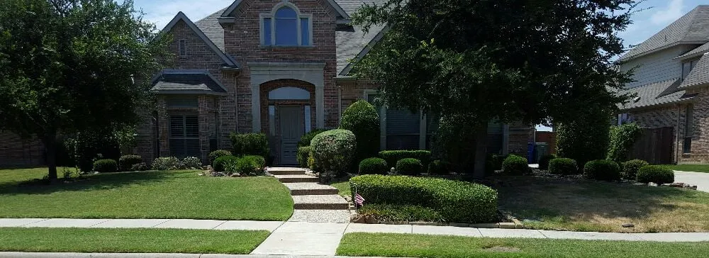 Expert landscape installation for residential properties in Denton, TX by AM Lawn Care