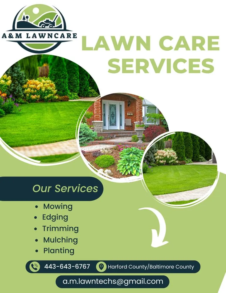 Custom yard maintenance experts serving Fallston, MD - A&M Lawn Care
