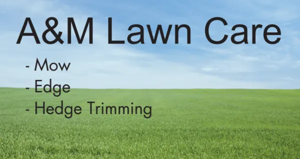 A&M Lawn Care Logo