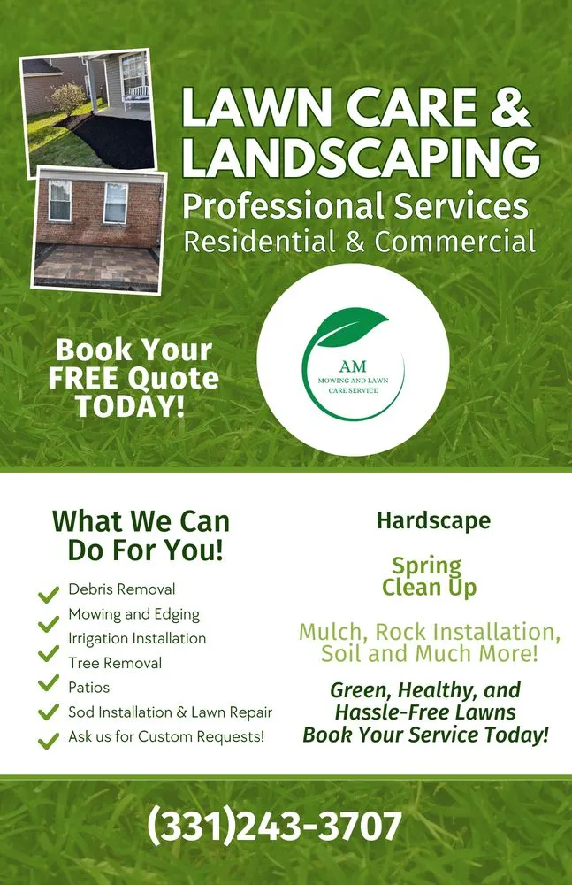 Professional garden landscaping for outdoor upgrades in Berwyn, IL by AM Mowing and Lawn Care Service