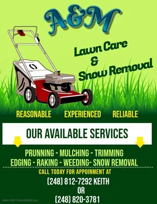 A&M Snow Removal Logo