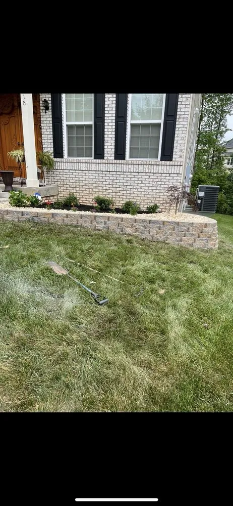 Professional landscape installation in Stafford, VA by AM Sun Landscaping