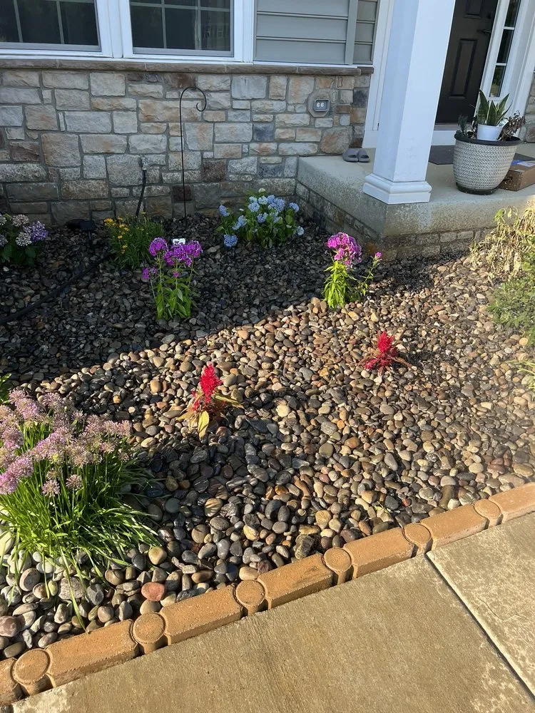 Affordable landscape installation in Stafford, VA by AM Sun Landscaping
