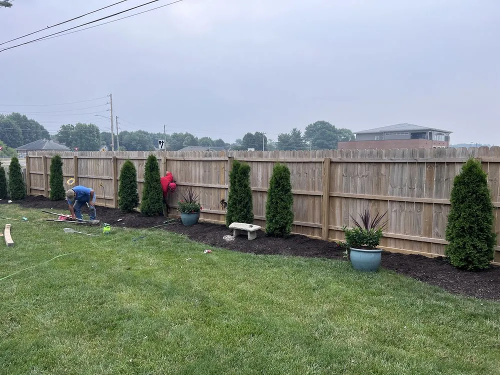 Custom landscape design in Camby, IN by AM2PM Landscaping