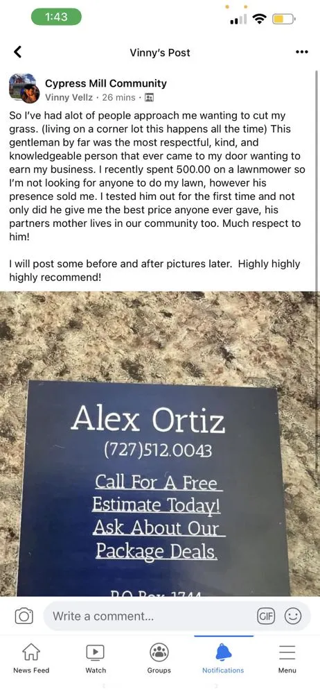 Trusted yard maintenance in Hudson, FL - A.M.A Creations