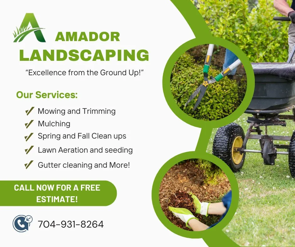 Custom yard maintenance in Lincolnton, NC - Amador Landscaping