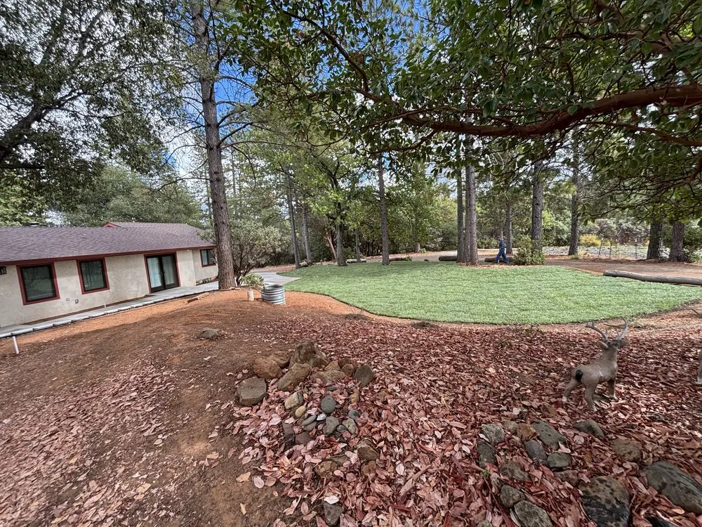 Local landscape installation for beautiful yards in Pine Grove, CA by Amador yard maintenance