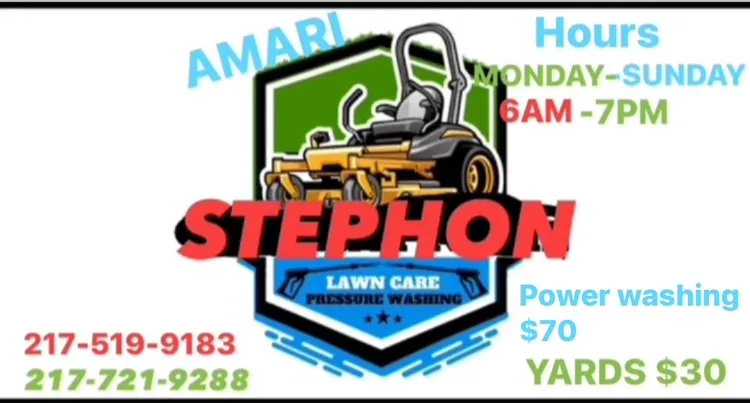 Local lawn mowing service experts serving Decatur, IL - Amari and Stephon