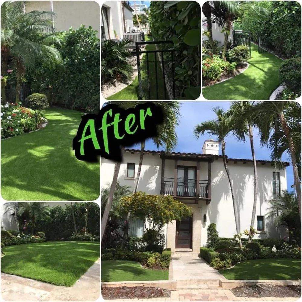 Reliable landscape installation in Miami, FL by Amazing & Creative Services