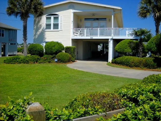 Custom landscape installation for year-round maintenance in Myrtle Beach, SC by Amazing Blades Landscaping