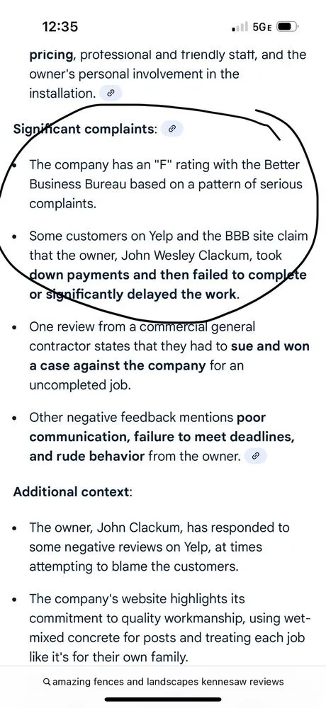 Reliable landscape design in Kennesaw, GA by Amazing Fences & Landscapes