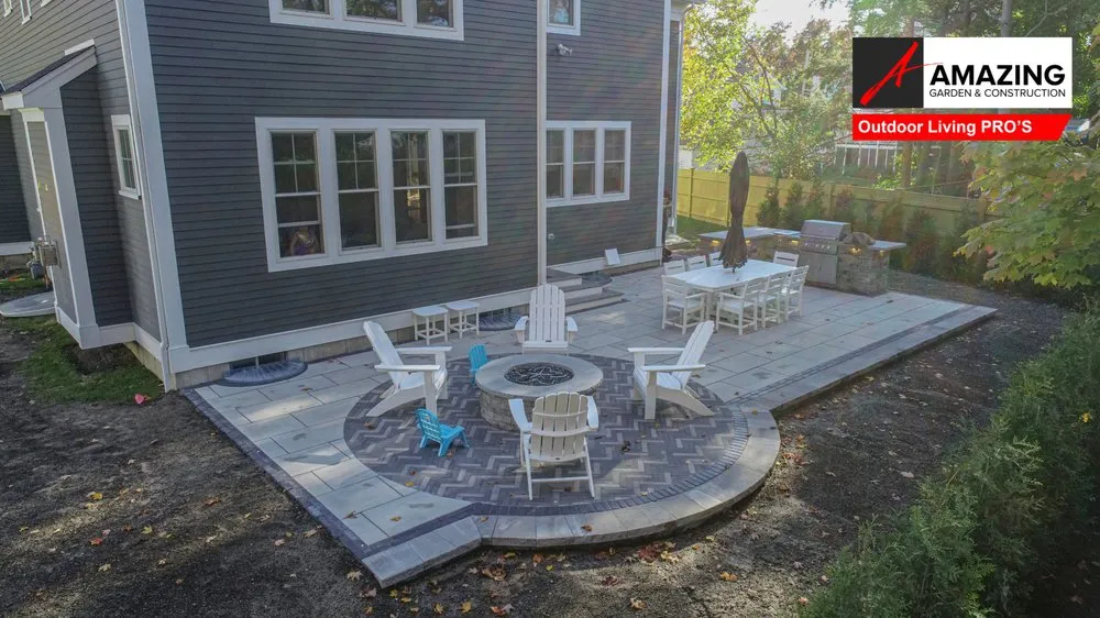 Local yard cleanup service for outdoor upgrades in Needham, MA by Amazing Garden & Construction