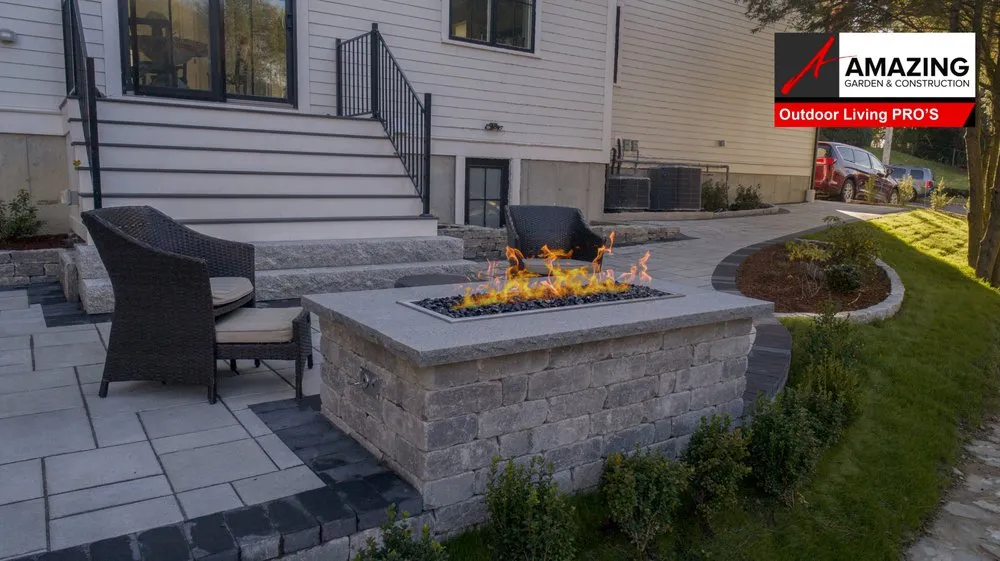 Top-rated landscaping services for beautiful yards in Needham, MA by Amazing Garden & Construction