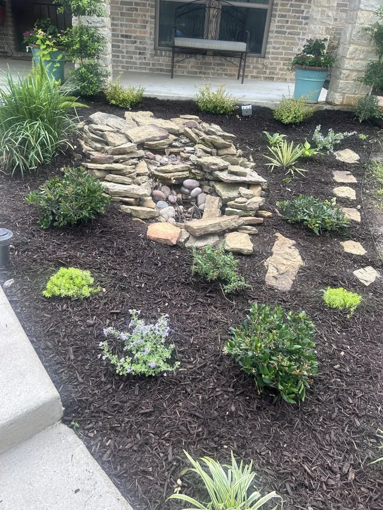 Custom landscape installation for residential properties across Grapevine, TX - Amazing Grace Garden Center
