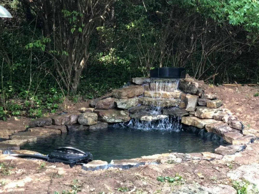 Custom outdoor landscaping in Lamar, AR by Amazing Grass Lawncare