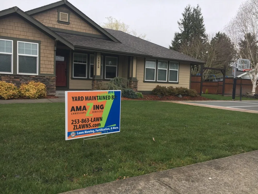 Top-rated yard cleanup service for homes across Edgewood, WA - Amazing Landscape Services