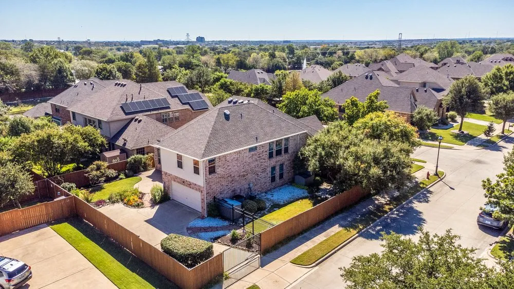 Affordable landscape installation with custom design in North Richland Hills, TX by Amazing Lawn Care