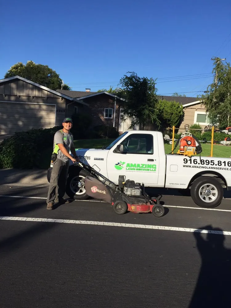 Custom garden landscaping for residential properties in Sacramento, CA by Amazing Lawn Service