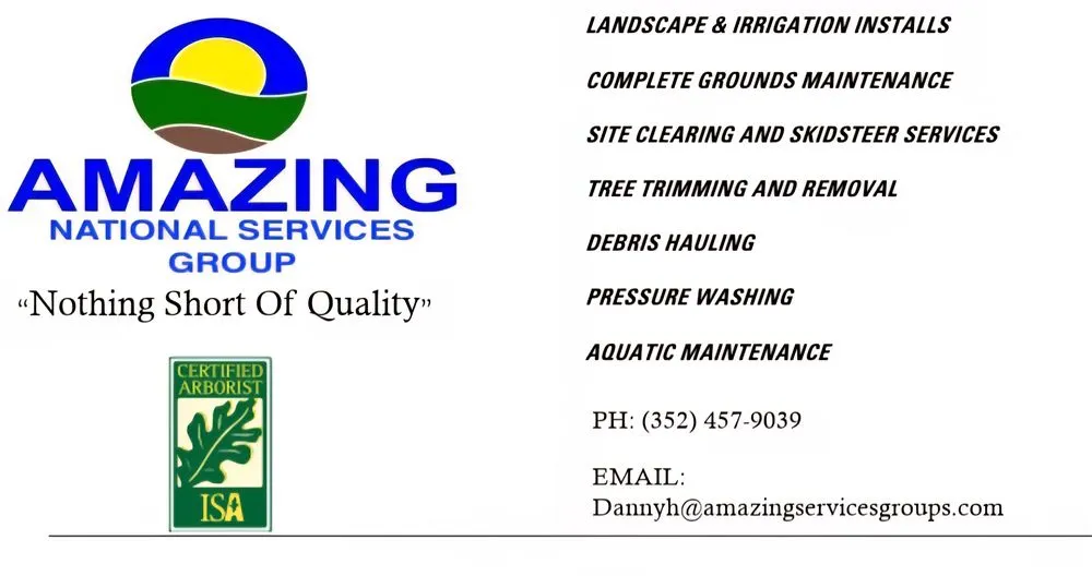 Top-rated lawn mowing service in Brooksville, FL - Amazing National Services Group