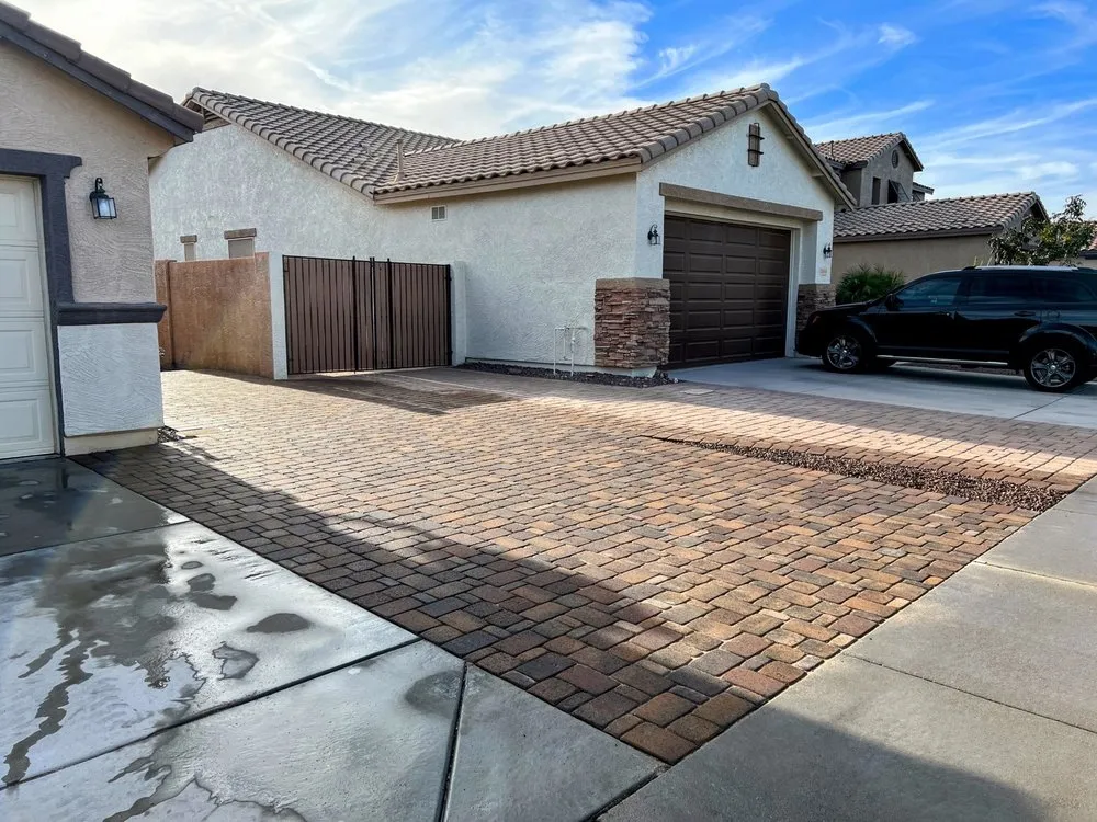 Expert landscape installation for beautiful yards in Phoenix, AZ by Amazing Pavers Construction